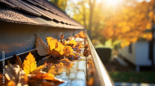 Prevent Home Water Damage- Cleaning Clogged Roof Gutter