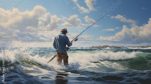 fishing in the sea © Mazen