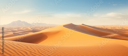 In Californias Death Valley  the mesmerizing ripples created by the scorching sun on the golden sand dunes near Mesquite transport you to a timeless desert oasis.