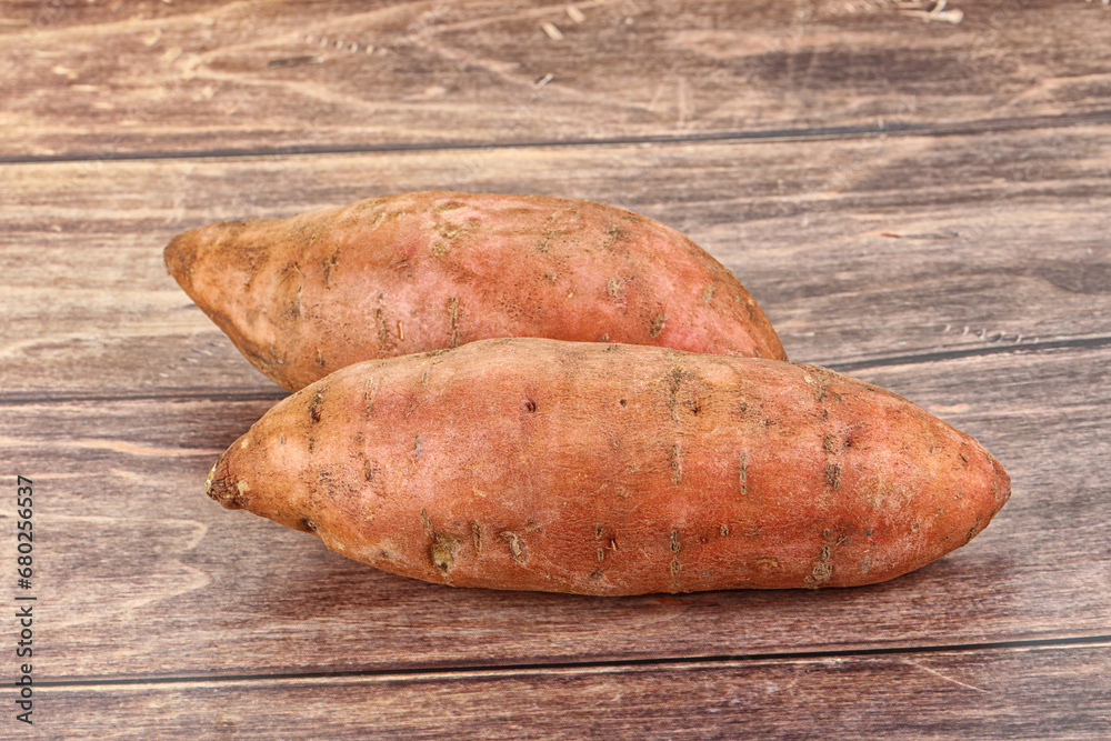 Sweet raw batat for cooking Sweet raw batat for cooking