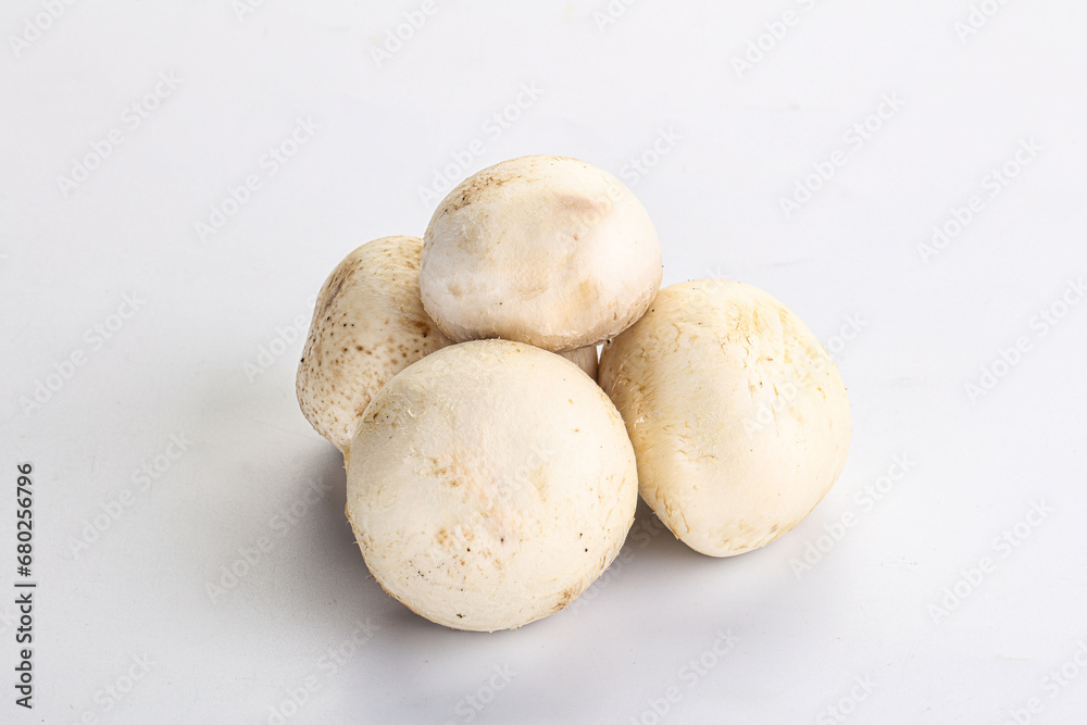 Natural organic ripe champignon mushrooms Natural organic ripe champignon mushrooms
