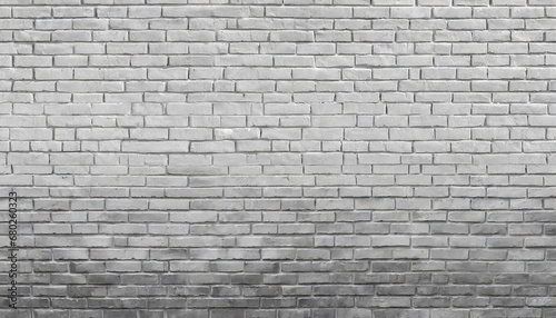 panorama of modern white brick wall texture for background © Alexander
