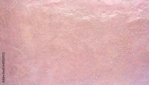 light pink texture or background of stucco or plaster wall close up