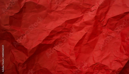 red background and wallpaper by crumpled paper texture and free space photo