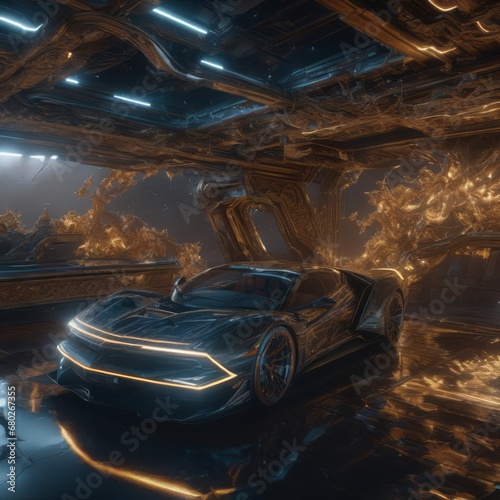 3d rendering of a futuristic background 3d rendering of a futuristic background 3d cg rendering of a car.