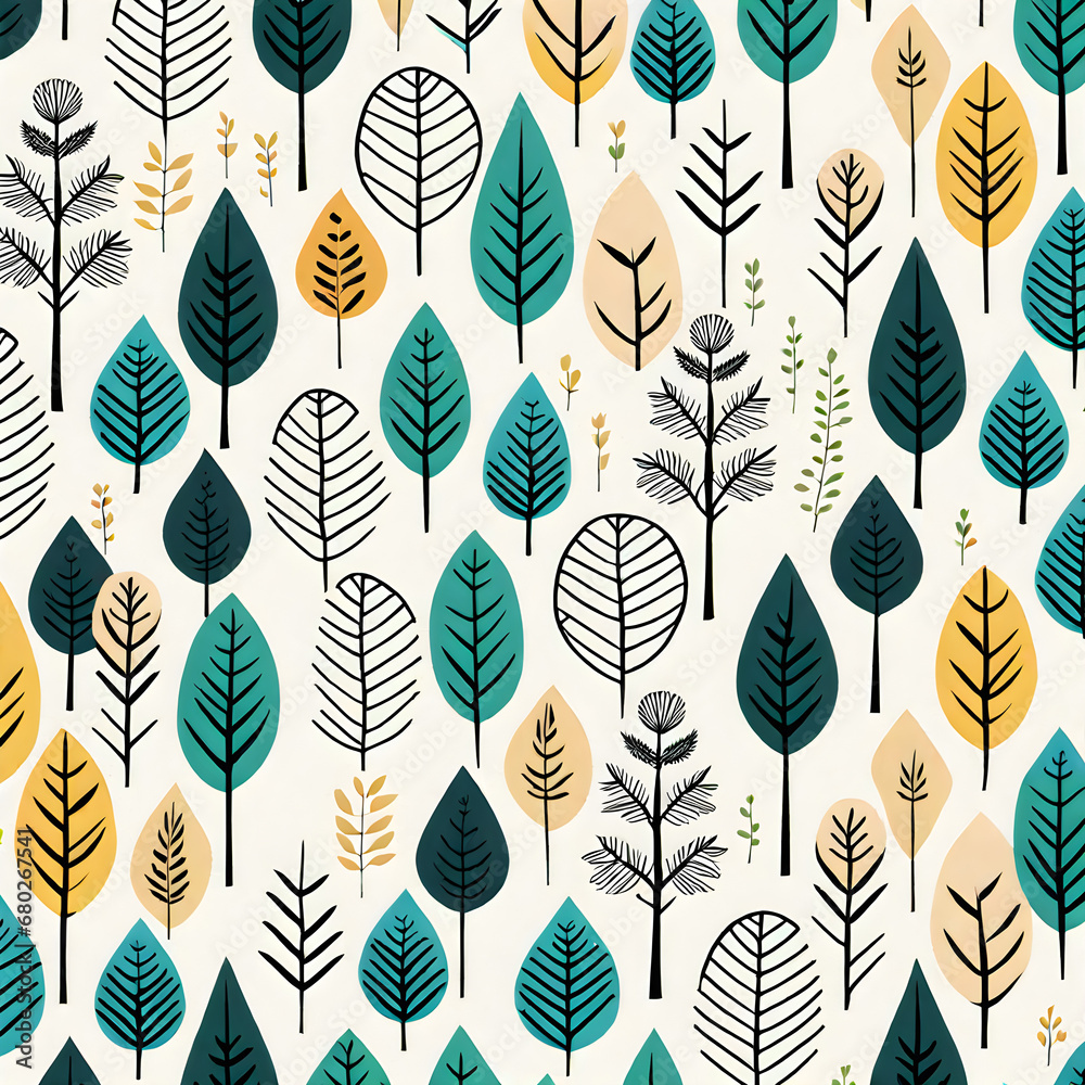 leaf pattern leaf pattern