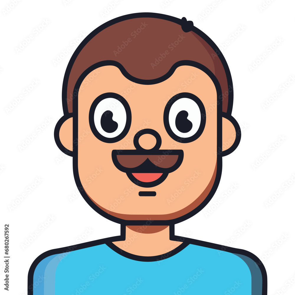 Boy Smiling Vector. Cute Boy Smiling Vector Illustration Boy Smiling Vector. Cute Boy Smiling Vector Illustration