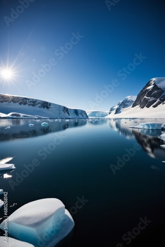 Scenic view of Antarctica © FadedNeon