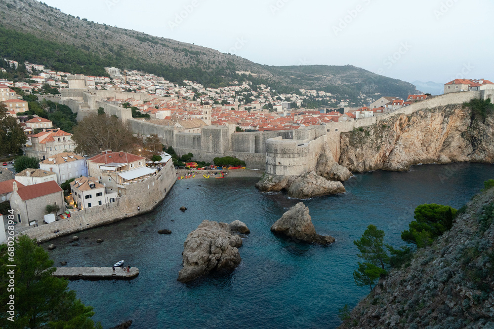 old town of Dubrovnik in Croatia
