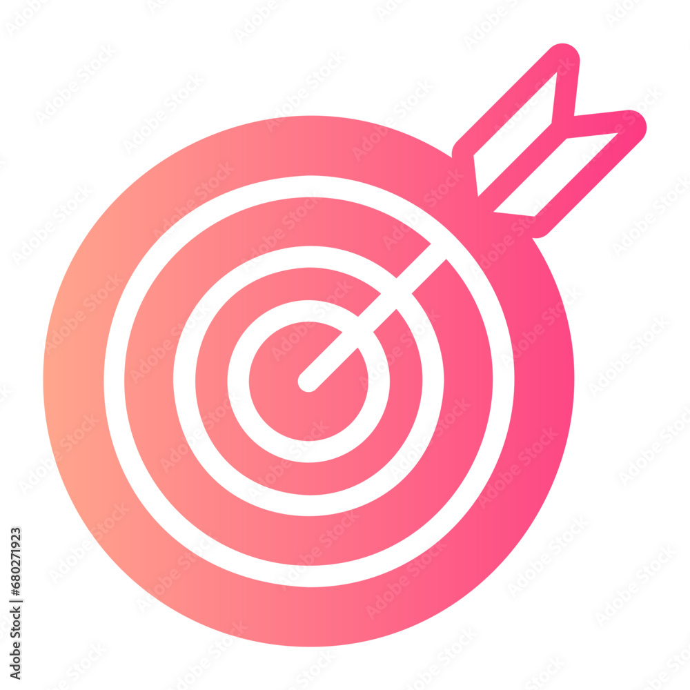 target gradient icon target gradient icon