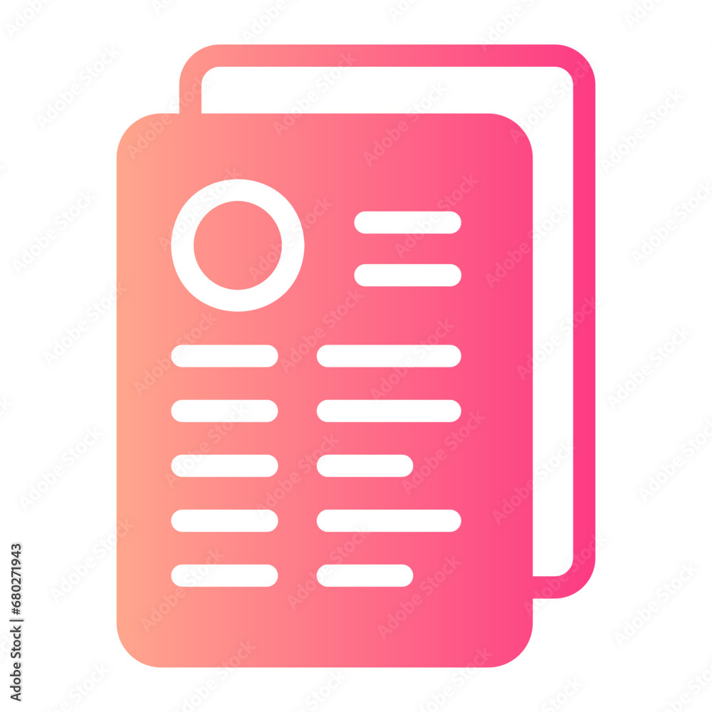 CV gradient icon CV gradient icon