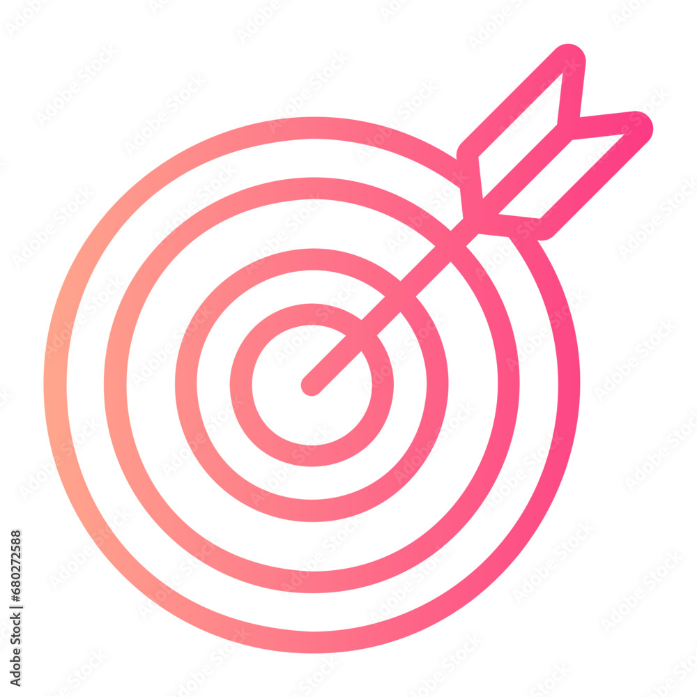 target gradient icon target gradient icon