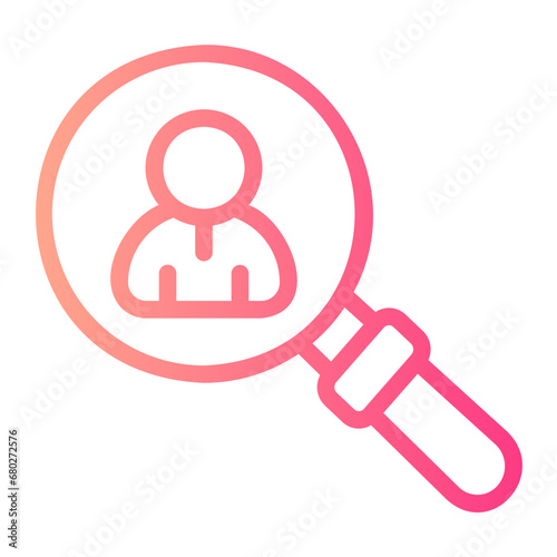 search gradient icon