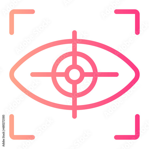 strategic vision gradient icon