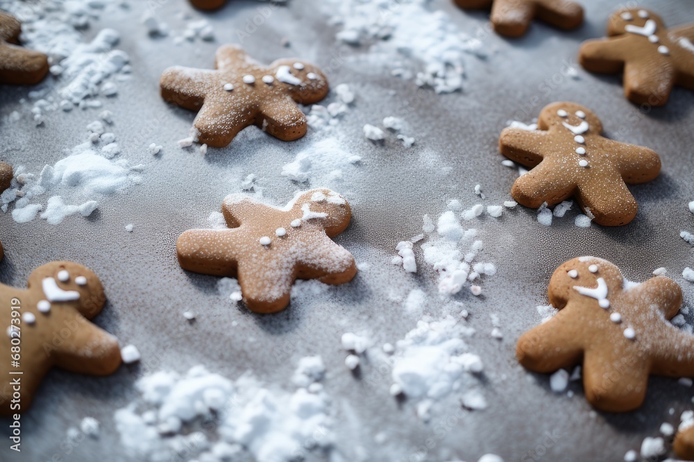 Sweet Holiday Moments: Gingerbread Angels, generative AI Sweet Holiday Moments: Gingerbread Angels, generative AI