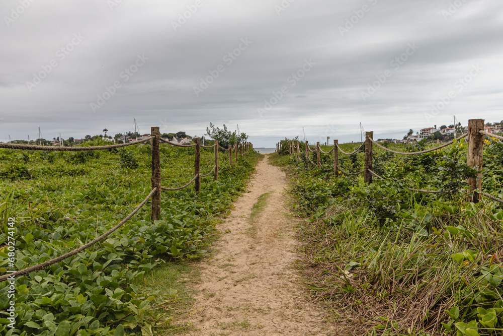 Fototapeta premium paisagem natural na cidade de Vitória, Estado do Espirito Santo, Brasil