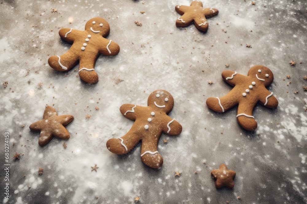 Sweet Holiday Moments: Gingerbread Angels, generative AI Sweet Holiday Moments: Gingerbread Angels, generative AI