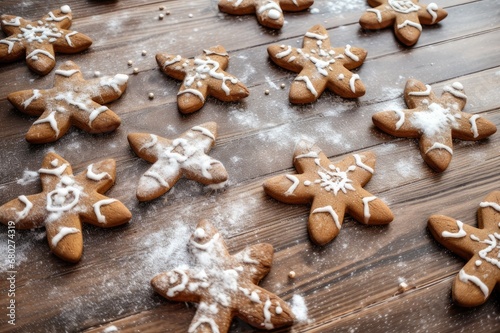 Sweet Holiday Moments: Gingerbread Angels, generative AI