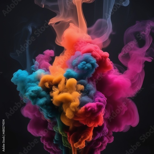 abstract colorful smoke on black background abstract colorful smoke on black background abstract smoke on black background