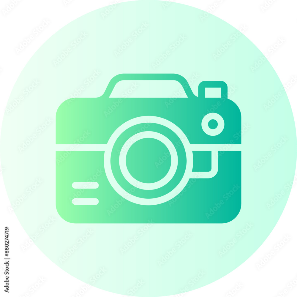 camera gradient icon camera gradient icon