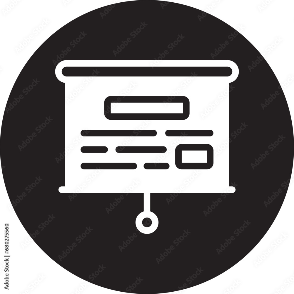presentation glyph icon presentation glyph icon