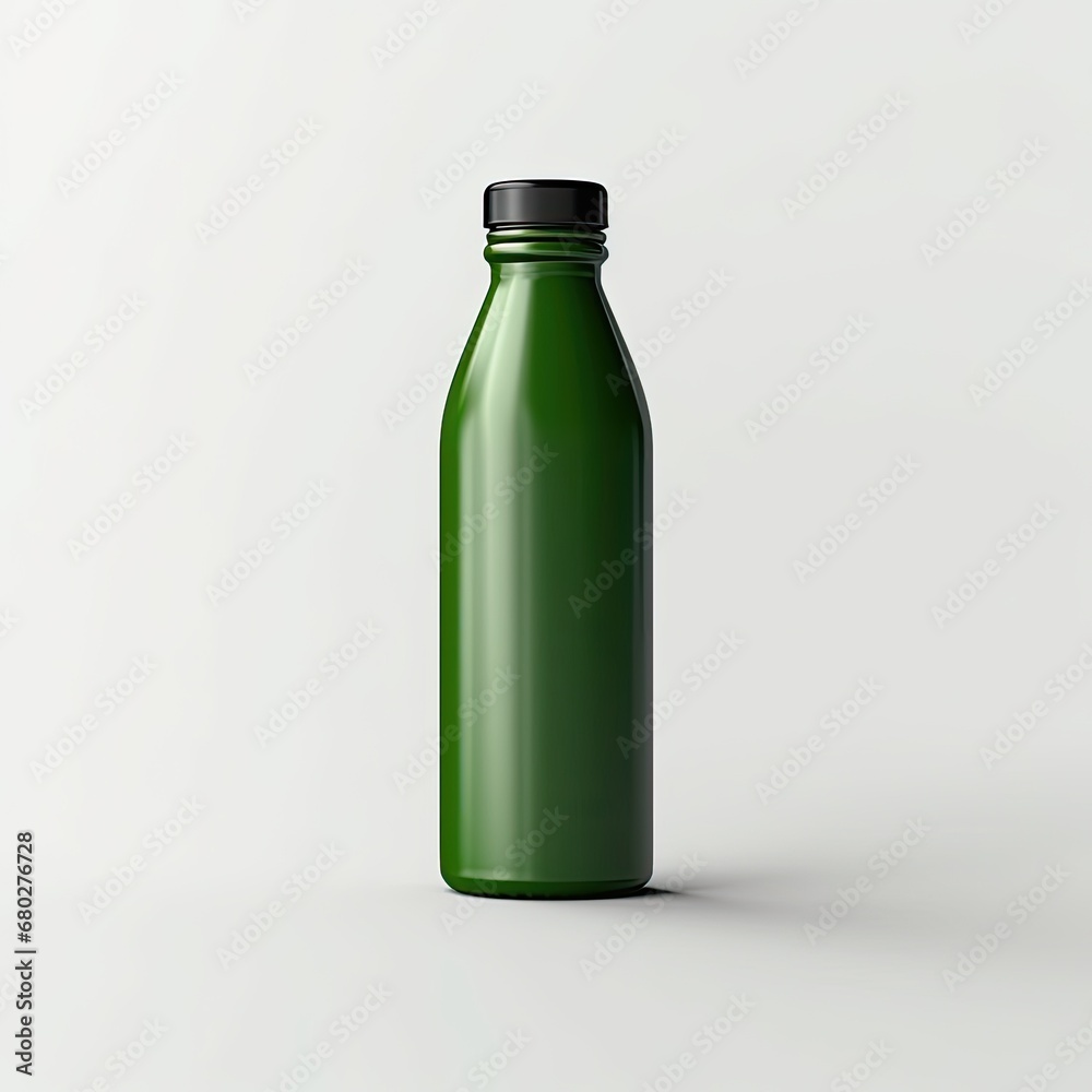 A blank empty bottle for mockup A blank empty bottle for mockup