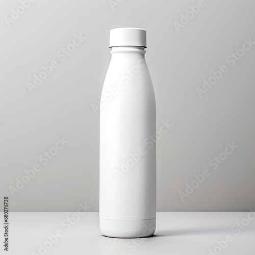 A blank empty bottle for mockup © Leli
