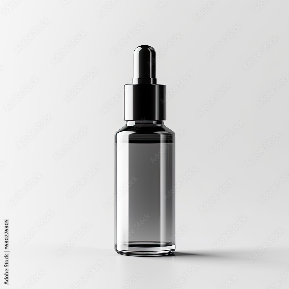 A blank empty bottle for mockup A blank empty bottle for mockup