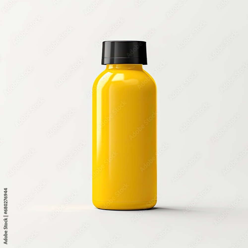 A blank empty bottle for mockup A blank empty bottle for mockup