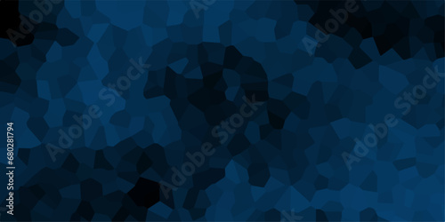 Quartz navy blue Broken Stained Glass Background . Voronoi diagram background. Seamless pattern shapes vector Vintage Quartz surface white for bathroom or kitchen