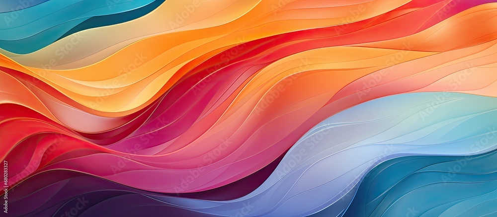 The abstract texture of the design in this art illustration showcases ...
