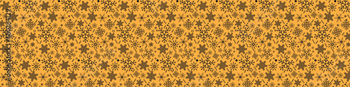 snowflakes  Seamless pattern  Flat line snowing icons, cute snow flakes repeat wallpaper.