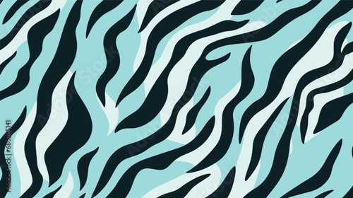 Dynamic Multicolored Green and Aquamarine Zebra Pattern Vector  Adding a Wild Touch to Backgrounds and Striking Presentations