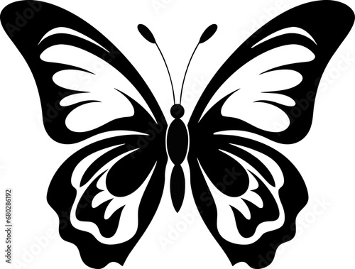 Butterfly silhouette, Butterfly illustration, Butterfly vector, Design for tattoo, Butterfly tattoo, Beautiful butterflies.