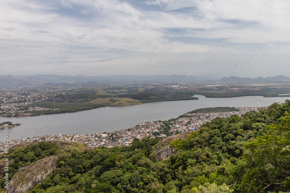 vista panorâmica da cidade de Vitória, Estado do Espirito Santo, Brasil