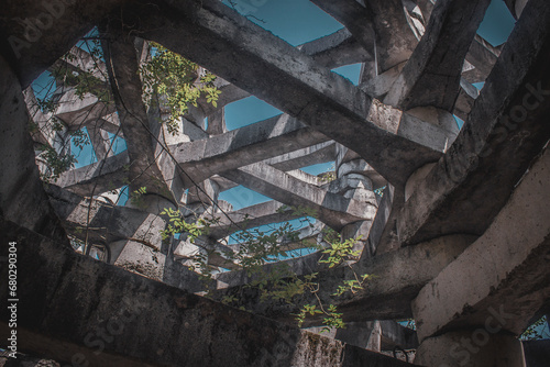 hydraulic structure near Telavi, Georgia 2019