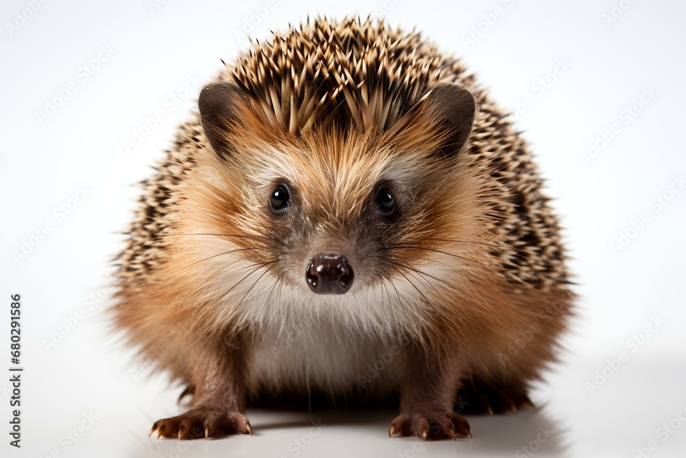 hedgehog on white background hedgehog on white background
