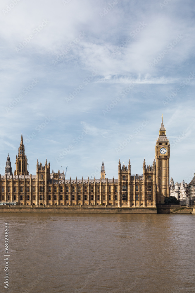 Iconic view of the Houses of Parliament and Big Ben in London Iconic view of the Houses of Parliament and Big Ben in London