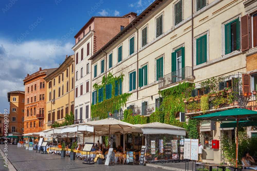 The Piazza Navona in Rome Italy The Piazza Navona in Rome Italy