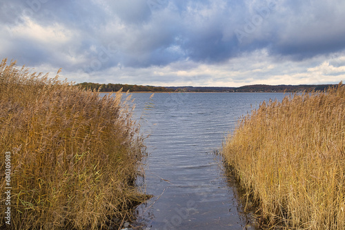 Am Selliner See auf der Insel Rügen, Ostseebad Sellin, Mecklenburg Vorpommern, Deutschland