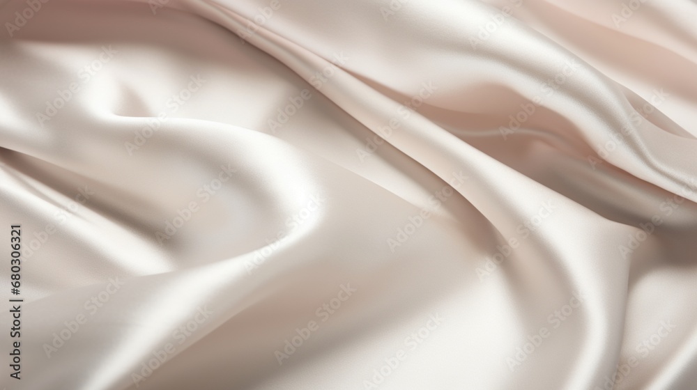 Obraz premium Show the smooth and luxurious texture of a satin bedsheet with subtle sheen.