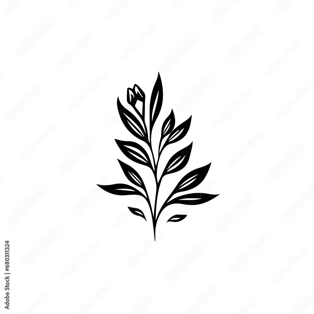 Boho Chic Flower Vector Illustration Boho Chic Flower Vector Illustration