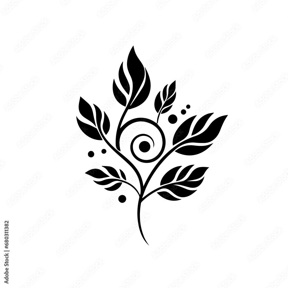 Boho Chic Flower Vector Illustration Boho Chic Flower Vector Illustration