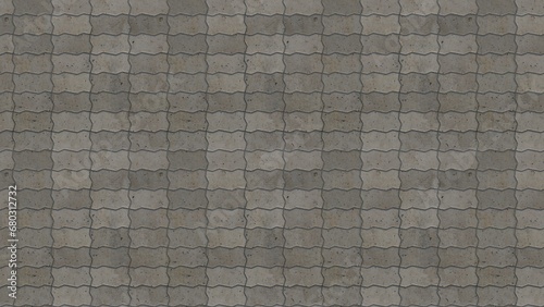 Small rectangular mosaic tiles for flooring material texture 3