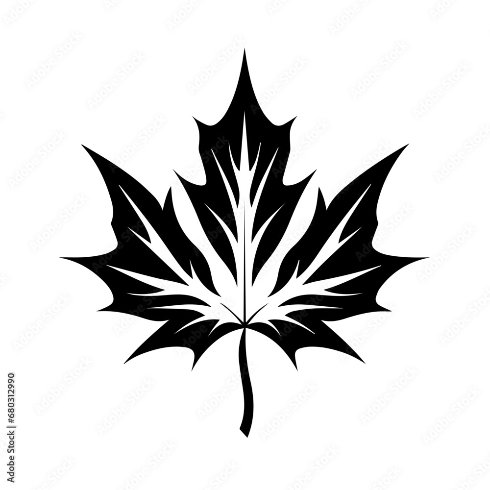 Autumnal Fall Leaf Vector Illustration