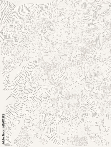 A Map Of A Forest - Bananas Forever Poster