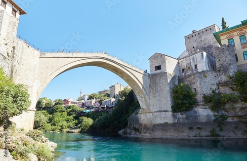 The Old Bridge of Mostar, Bosnia and Herzegovina, also known as Stari Most