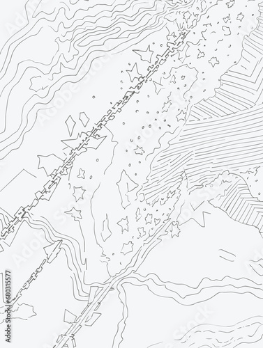 A Map Of A Mountain Range - my travel