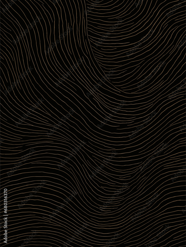 A Black And Yellow Background With Lines - Waves of Silence A Black And Yellow Background With Lines - Waves of Silence