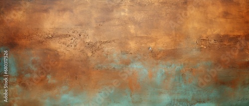 Rustic Copper Patina texture background Old grunge rusty metal texture. 